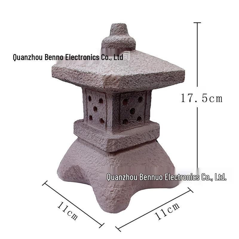 Solar Courtyard Lamp: Chinese Style Stone Pagoda Ornament, Resin Statue Garden Decor.
Solar Courtyard Lamp: Chinese Style Stone Pagoda Ornament, Resin Statue Garden Decor.