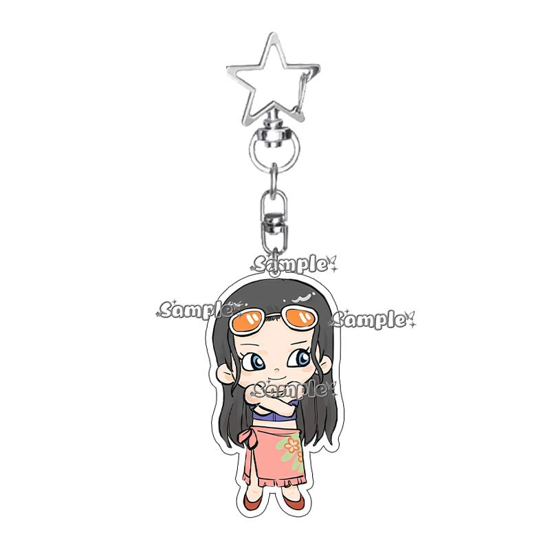 Q Version Acrylic Keychain Pendant Anime Roronoa Zoro Nami Usopp Luffy Acrylic Cartoon Peripheral Cute Bag Car Charm Gifts Toys about 5cm
Q Version Acrylic Keychain Pendant Anime Roronoa Zoro Nami Usopp Luffy Acrylic Cartoon Peripheral Cute Bag Car Charm Gifts Toys about 5cm