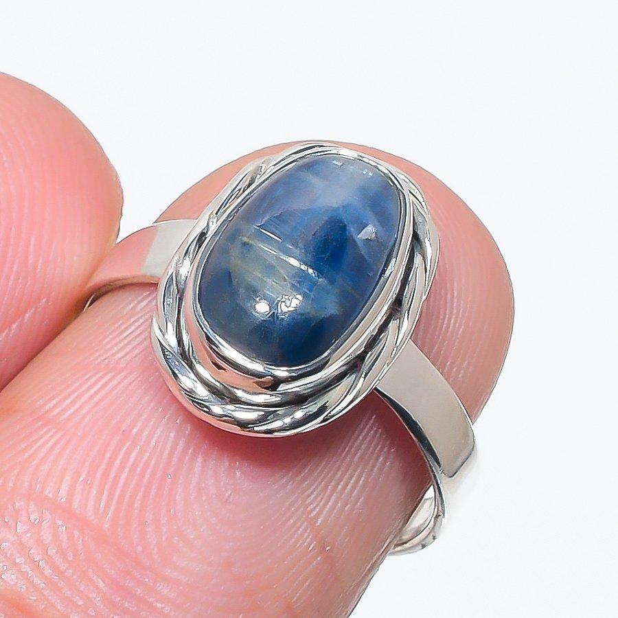Natural Blue Kyanite Gemstone Handmade 925 Solid Silver Jewelry Ring Size 7 D2m70
Natural Blue Kyanite Gemstone Handmade 925 Solid Silver Jewelry Ring Size 7 D2m70