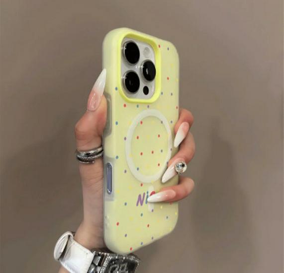 Korean-Style Jelly Magnetic Dopamine Polka Dots Case for 17 Pro Max, 16/15 Pro, 14/13 iPhone 14 Pro Max
Korean-Style Jelly Magnetic Dopamine Polka Dots Case for 17 Pro Max, 16/15 Pro, 14/13 iPhone 14 Pro Max