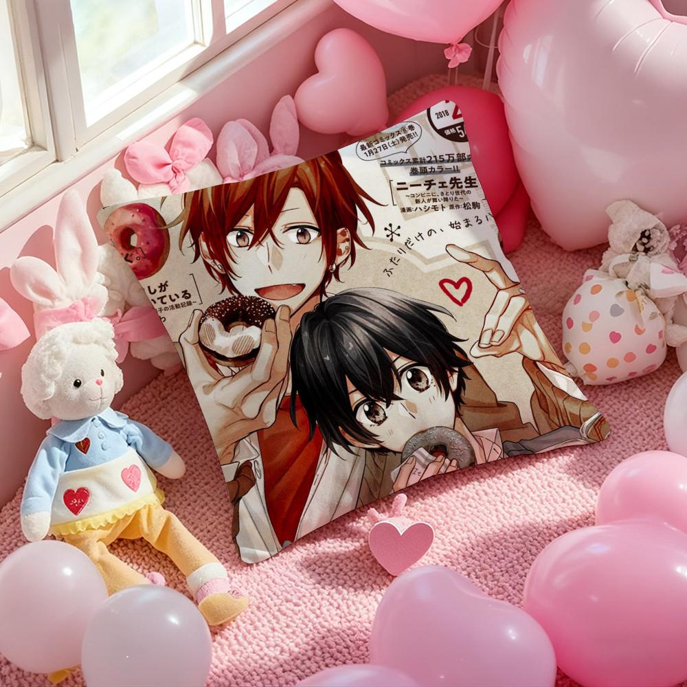 Anime S-Sasaki and MiyanoS Cushion Cover Pattern Printed Pillowcase for Living Room Sofa Cushion Cover & Bedroom Decor 12x12Inch
Anime S-Sasaki and MiyanoS Cushion Cover Pattern Printed Pillowcase for Living Room Sofa Cushion Cover & Bedroom Decor 12x12Inch