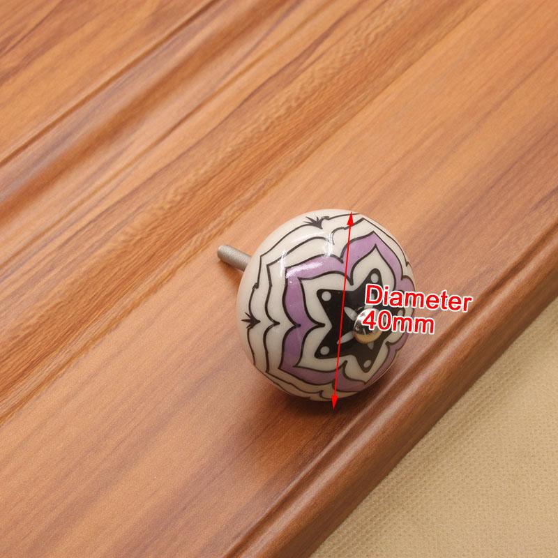 KAK 40mm Hand-painted Ceramic Drawer Knobs Porcelain Rural Cabinet Knob Cupboard Handles Mediterranean Furniture Handle Hardware
KAK 40mm Hand-painted Ceramic Drawer Knobs Porcelain Rural Cabinet Knob Cupboard Handles Mediterranean Furniture Handle Hardware