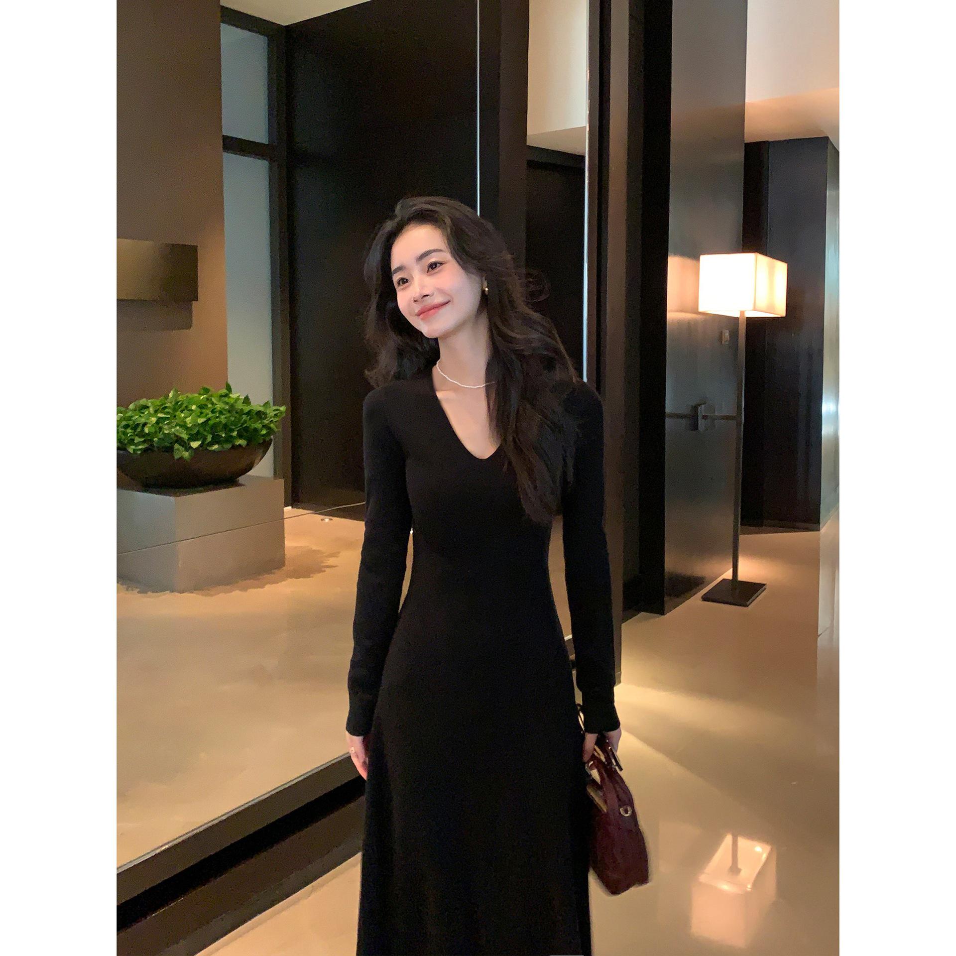 Pusumede Plus Points V-Neck Knit Dress: Elegant Long Sleeve Waist-Cinching Layered Skirt for Women Small
Pusumede Plus Points V-Neck Knit Dress: Elegant Long Sleeve Waist-Cinching Layered Skirt for Women Small