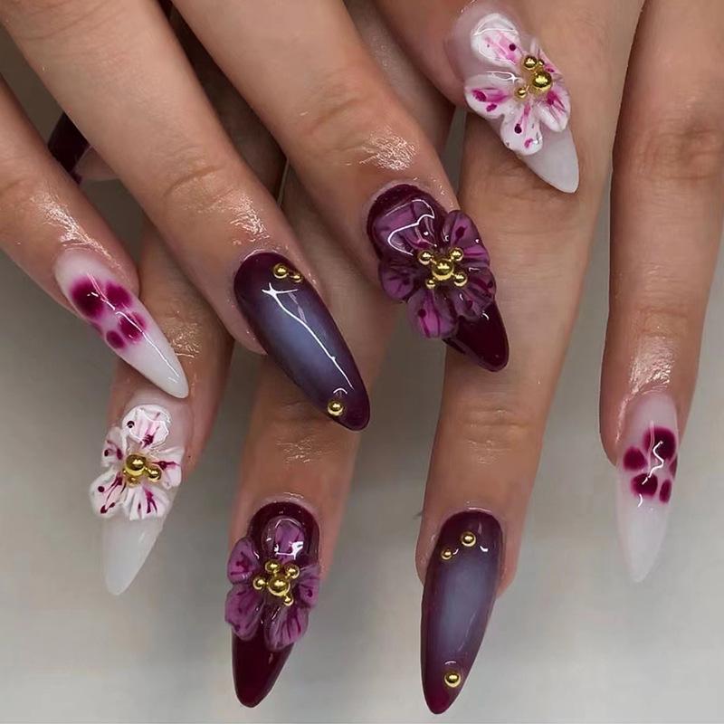 Cute Cat Paw & Peach Blossom 3D Nail Art Patches - Almond-Shaped Wearable & Removable Nail Tips, Set of 30
Cute Cat Paw & Peach Blossom 3D Nail Art Patches - Almond-Shaped Wearable & Removable Nail Tips, Set of 30