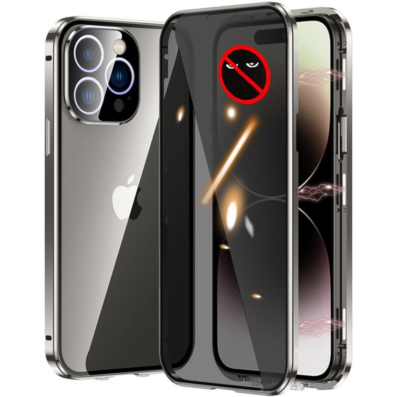 Magnetic Double Sided Buckle Metal Bumper Privacy Anti-spy Case for IPhone 15 14 13 12 11 Pro Max Plus 15Pro IPhone15 Full Cover For iPhone 15 Plus
Magnetic Double Sided Buckle Metal Bumper Privacy Anti-spy Case for IPhone 15 14 13 12 11 Pro Max Plus 15Pro IPhone15 Full Cover For iPhone 15 Plus