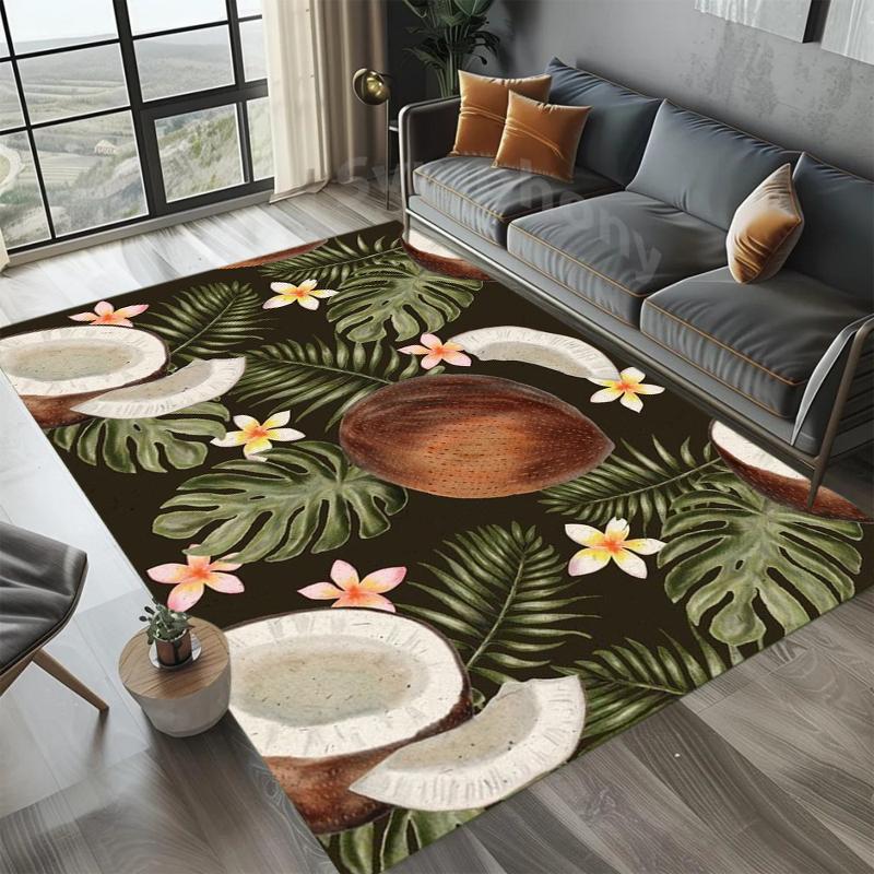 Exotic Coconut Floral Rectangular Rug for Bedroom Living Room Office Non Slip Washable Floor Mat Home Decorative Soft Carpet 40X60CM
Exotic Coconut Floral Rectangular Rug for Bedroom Living Room Office Non Slip Washable Floor Mat Home Decorative Soft Carpet 40X60CM