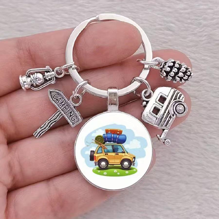 Blue Pine Cone Lantern RV Time Gem Keychain for Outdoor Camping Enthusiasts
Blue Pine Cone Lantern RV Time Gem Keychain for Outdoor Camping Enthusiasts