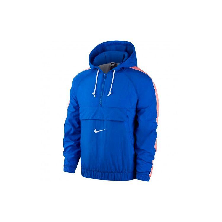 Мужская куртка с капюшоном Nike Sportswear Swoosh, с капюшоном на половину молнии, синяя CD0419-480
Мужская куртка с капюшоном Nike Sportswear Swoosh, с капюшоном на половину молнии, синяя CD0419-480