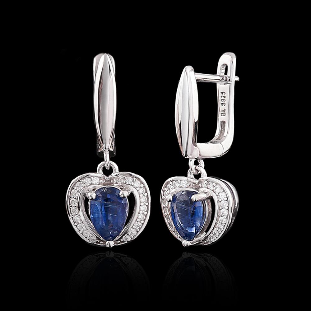 Love Heart shape women s clasp earrings natural pear 5*7mm kyanite 925 sterling silver fine jewelry for birthday proposal gift M синій
Love Heart shape women s clasp earrings natural pear 5*7mm kyanite 925 sterling silver fine jewelry for birthday proposal gift M синій