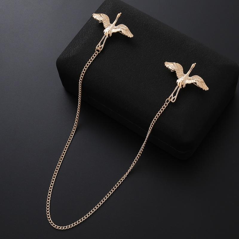 Elegant Crane Tassel Chain Brooches for Women and Men Cardigan Collar Pins Button Fashion Accessories Jewelry Badge Gifts
Elegant Crane Tassel Chain Brooches for Women and Men Cardigan Collar Pins Button Fashion Accessories Jewelry Badge Gifts