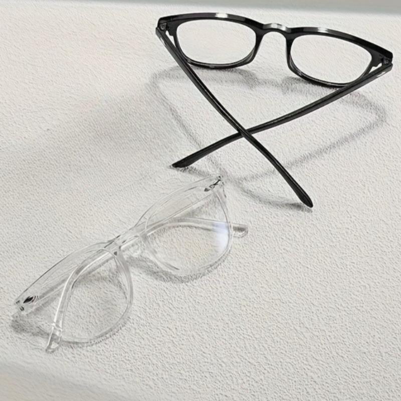 2 pairs of retro lightweight round frame glasses with clear lenses - fashionable and versatile
2 pairs of retro lightweight round frame glasses with clear lenses - fashionable and versatile