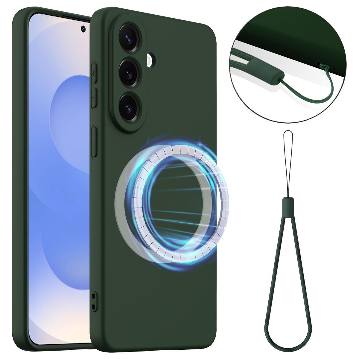 For Samsung Galaxy A57 5G Magnetic Case Anti-Drop Liquid Silicone Phone Cover
For Samsung Galaxy A57 5G Magnetic Case Anti-Drop Liquid Silicone Phone Cover