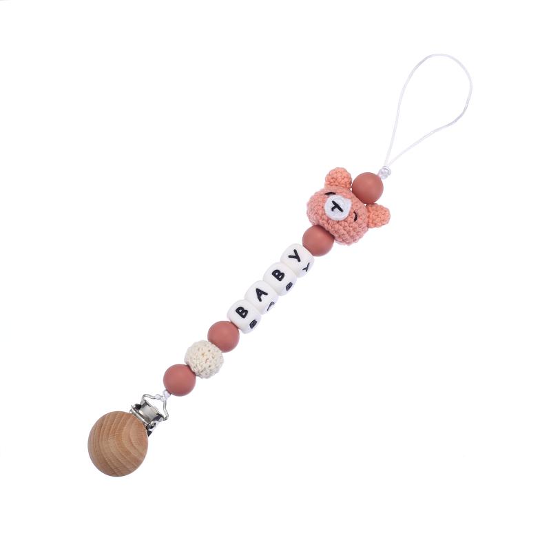 Wooden Dummy Holder Clip Customization Name Silicone Pacifier Chain For Baby Teether Nipple Chain Care Kids Birthday Shower Gift розовый
Wooden Dummy Holder Clip Customization Name Silicone Pacifier Chain For Baby Teether Nipple Chain Care Kids Birthday Shower Gift розовый