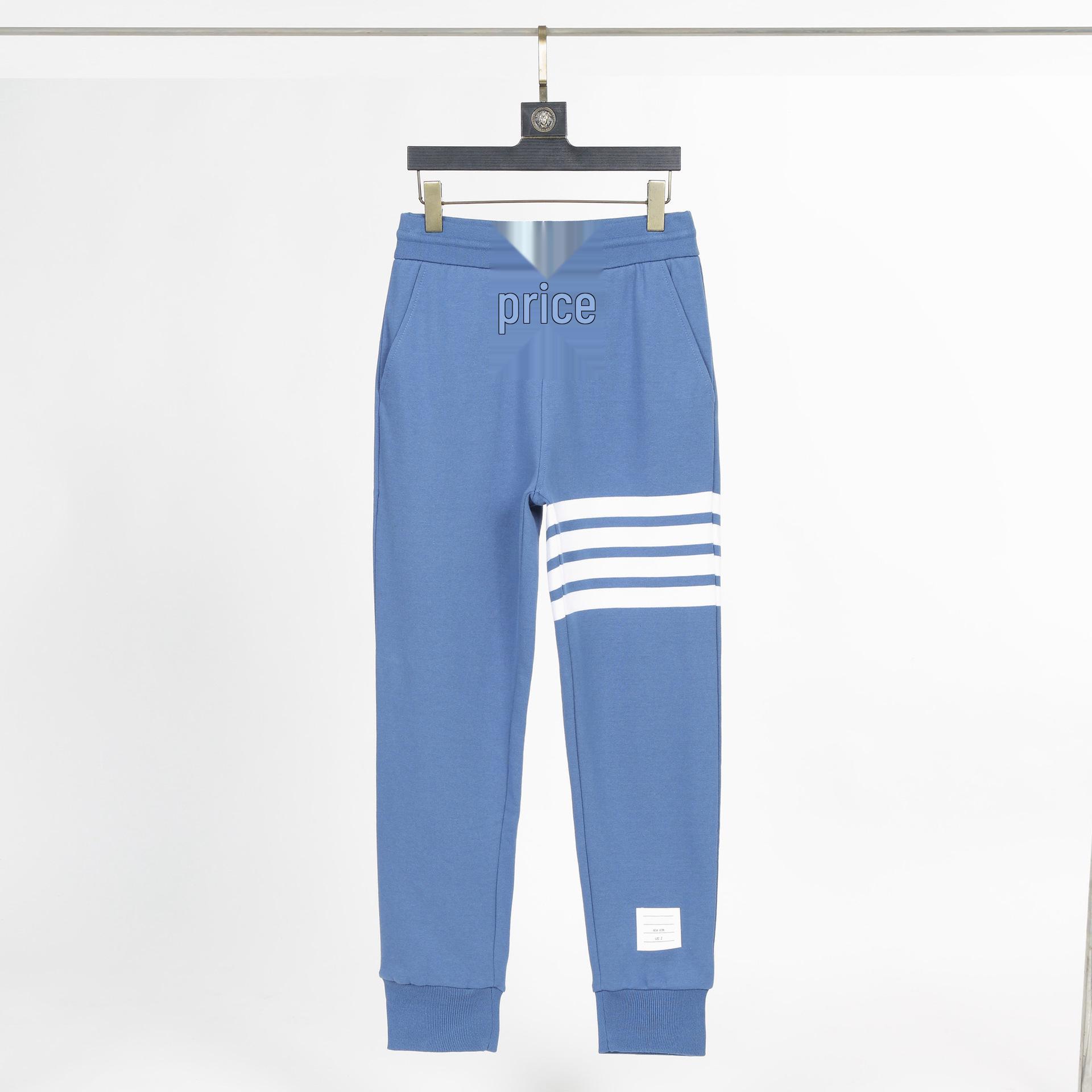 Унісекс смугасті спортивні штани з пряжі з дизайном чотирьох смуг Size 34
Унісекс смугасті спортивні штани з пряжі з дизайном чотирьох смуг Size 34