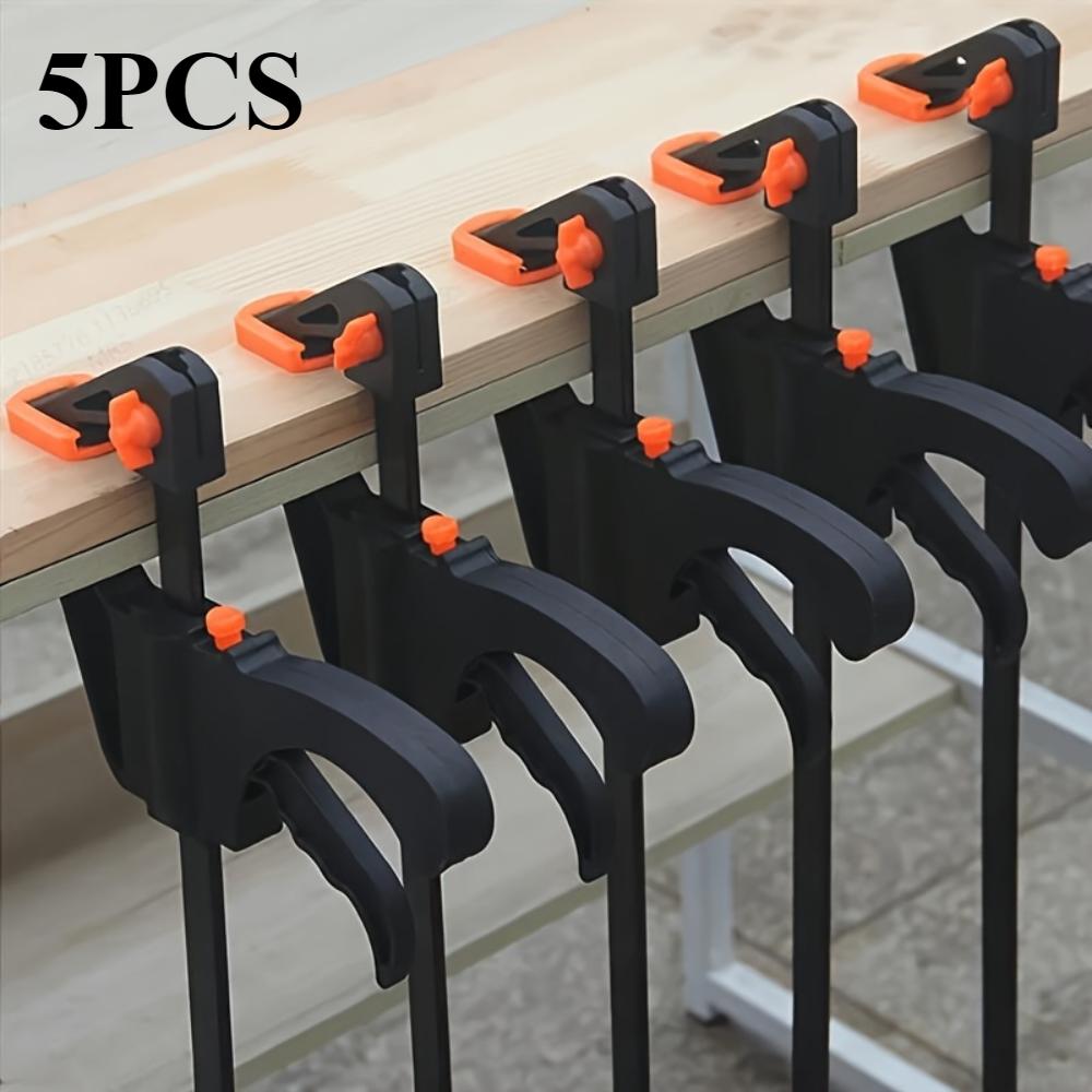 Набор F-образных струбцин из 5 штук - Быстрозажимные трещоточные экструзионные деревообрабатывающие инструменты, ручные инструменты для ремонта дома своими руками
Набор F-образных струбцин из 5 штук - Быстрозажимные трещоточные экструзионные деревообрабатывающие инструменты, ручные инструменты для ремонта дома своими руками