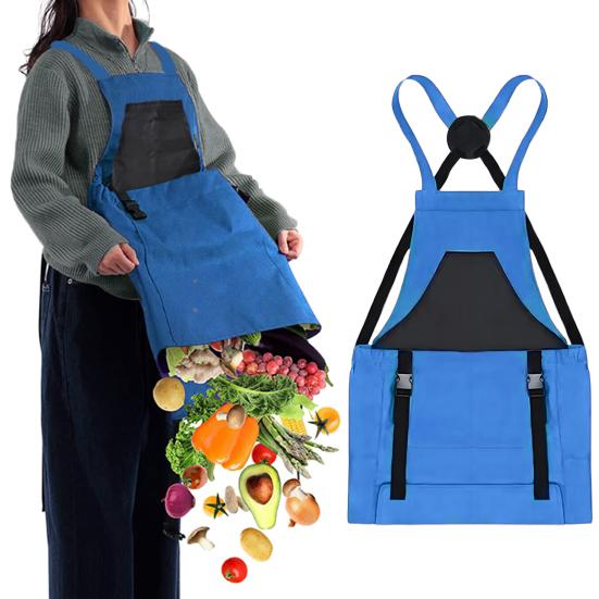 Gardening Apron with Tool Pockets Large Capacity Harvesting Pouch for Outdoor Farming розы красного
Gardening Apron with Tool Pockets Large Capacity Harvesting Pouch for Outdoor Farming розы красного