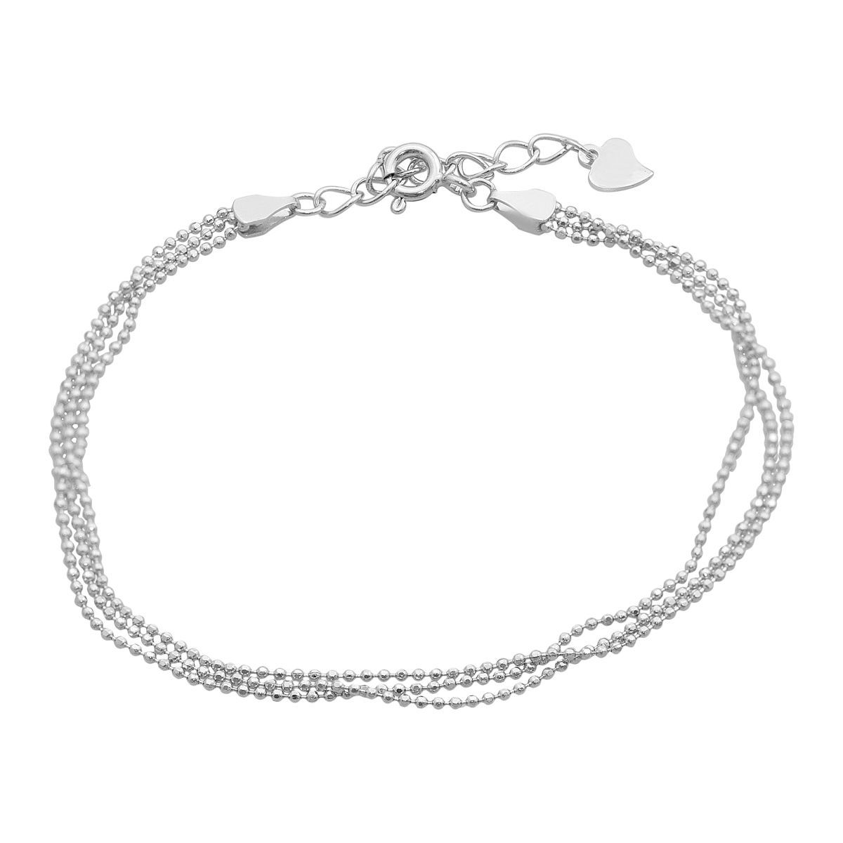 Срібний браслет без каміння, вага виробу 1,84 гр (2172789) 17-20cm 
Срібний браслет без каміння, вага виробу 1,84 гр (2172789) 17-20cm