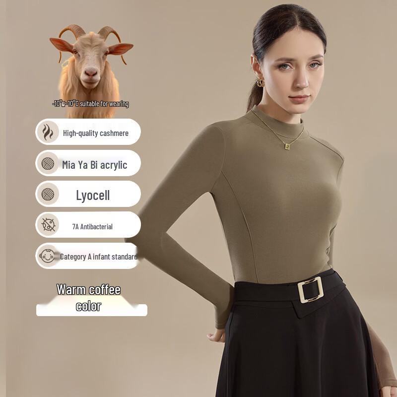 Women s Thermal Cashmere Blend Long Sleeve Crew Neck Top M
Women s Thermal Cashmere Blend Long Sleeve Crew Neck Top M