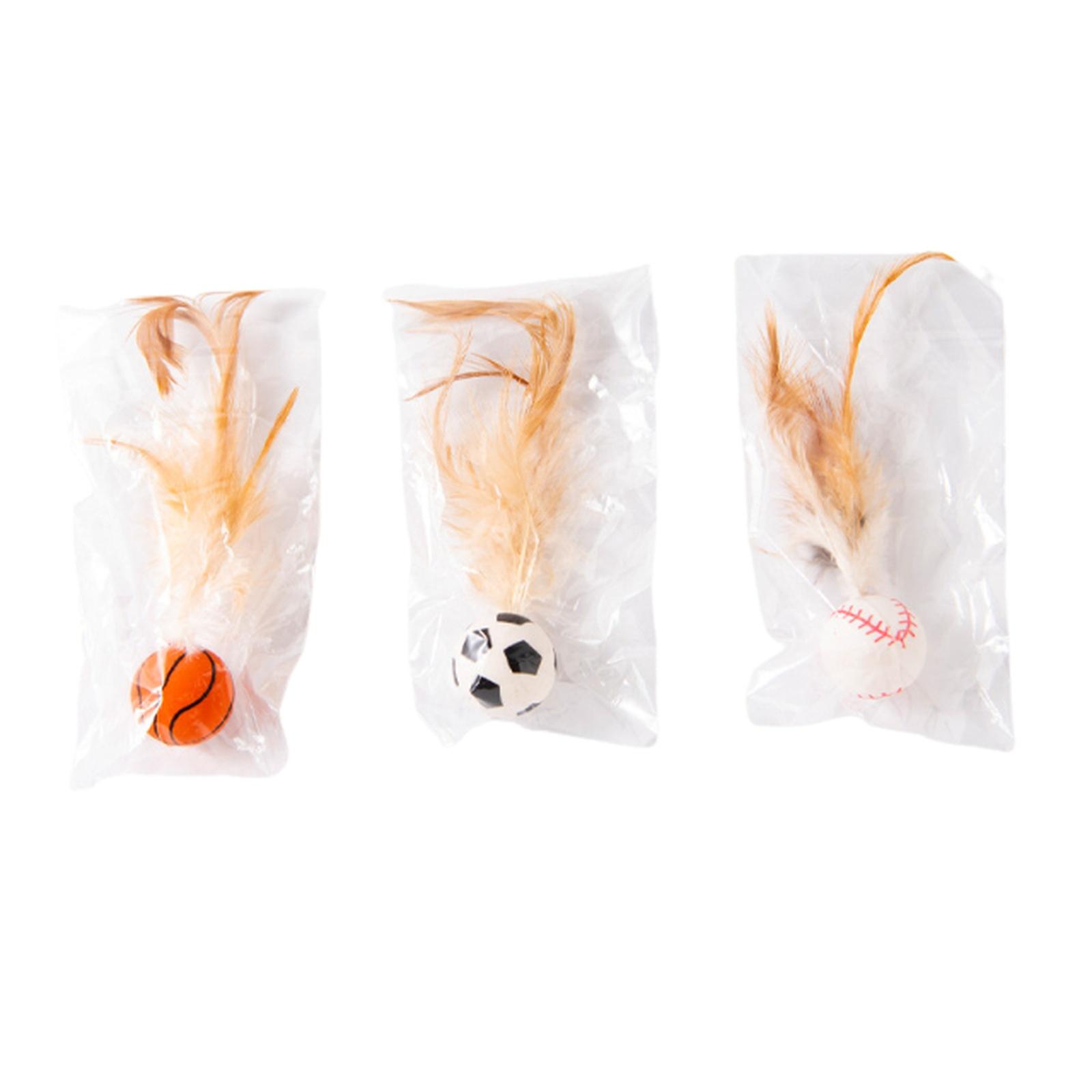 Teaser Toy: Feather Bouncy Ball for Self-Entertainment & Interaction One Size
Teaser Toy: Feather Bouncy Ball for Self-Entertainment & Interaction One Size
