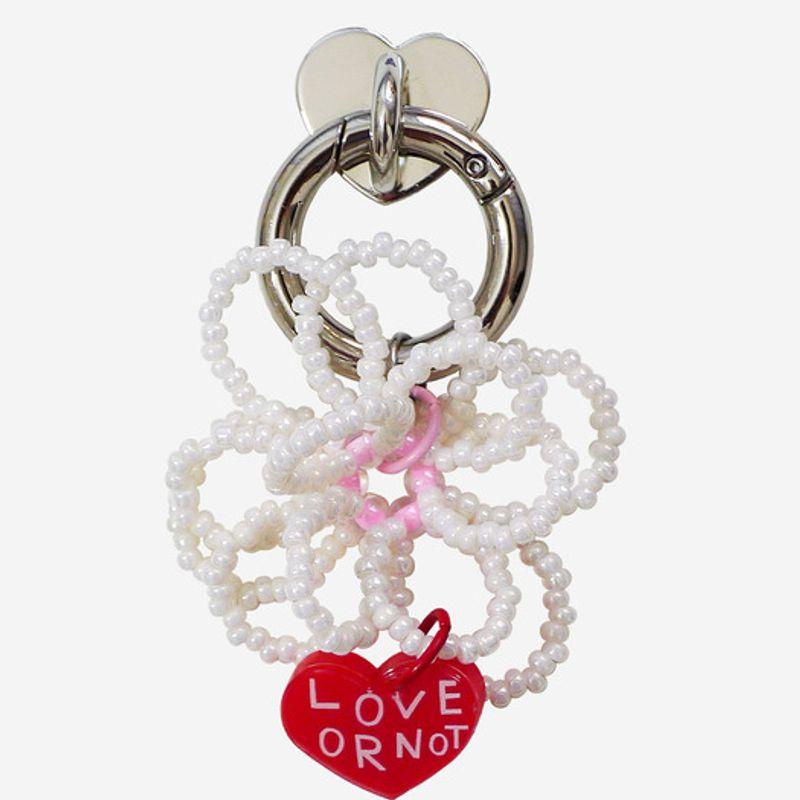 Love or not Pearl Flower Beads Keyirng&Tok White
Love or not Pearl Flower Beads Keyirng&Tok White