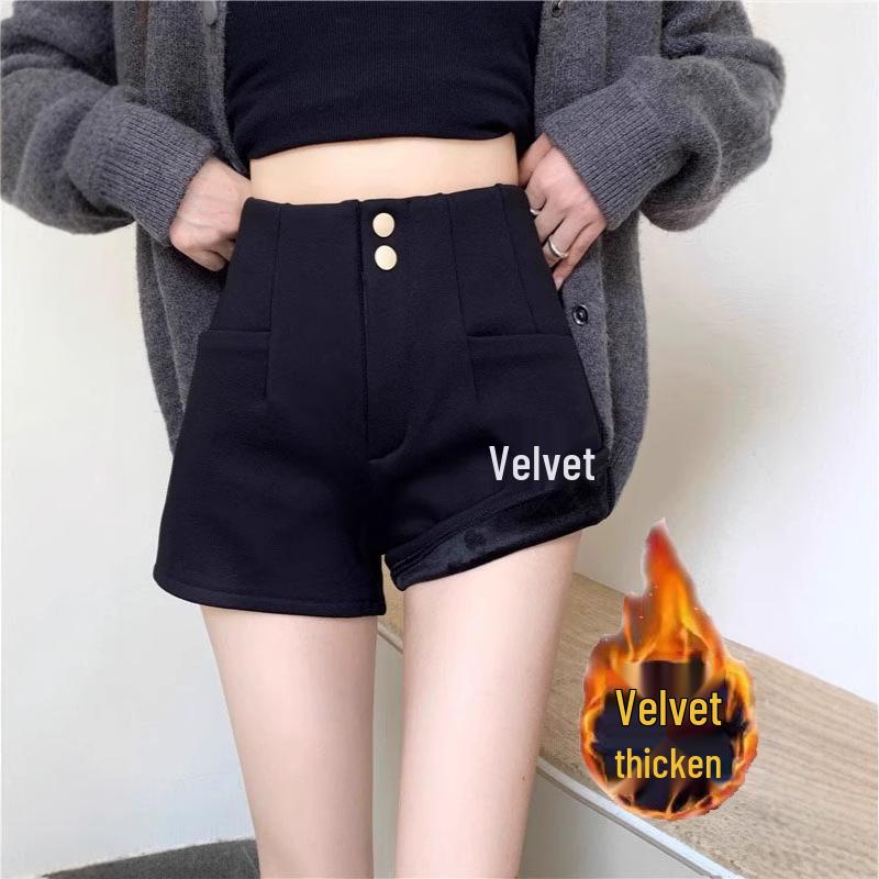 2025 Spring Women s Black High-Waisted Fleece-Lined Stretch A-Line Wide-Leg Shorts Small
2025 Spring Women s Black High-Waisted Fleece-Lined Stretch A-Line Wide-Leg Shorts Small
