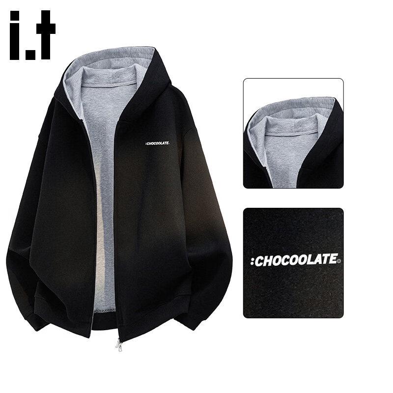 CHOCOOLATEit Men s Hooded Cardigan Sweatshirt 3XL
CHOCOOLATEit Men s Hooded Cardigan Sweatshirt 3XL