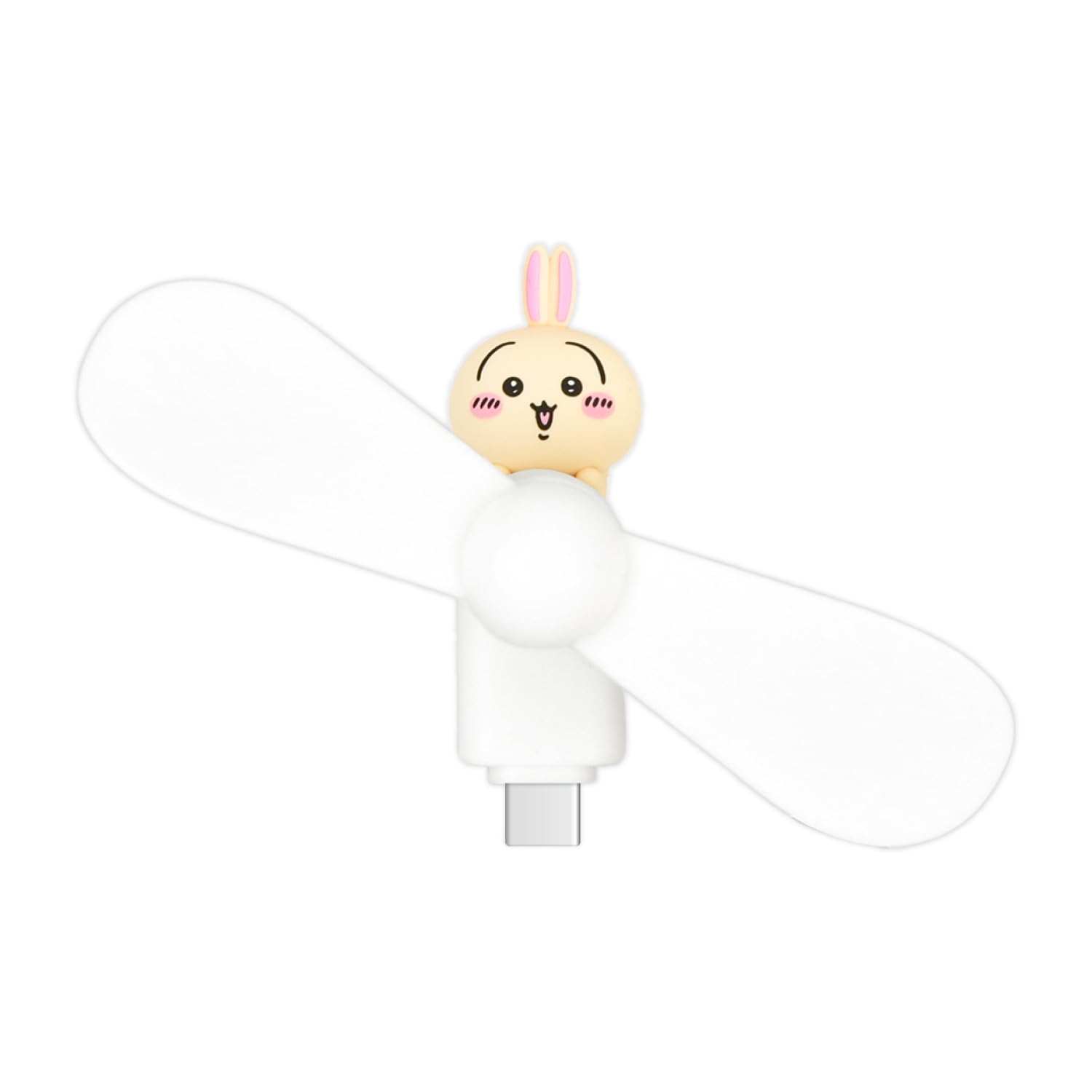 Gourmandies Chiikawa Mini Cool Fan with Connector (USB Type-C) Rabbit CK-74C
Gourmandies Chiikawa Mini Cool Fan with Connector (USB Type-C) Rabbit CK-74C