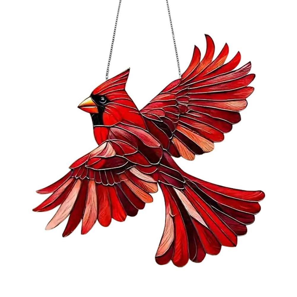 Красочный акриловый подвесной кулон в виде птицы для окна, украшение для дома
Красочный акриловый подвесной кулон в виде птицы для окна, украшение для дома