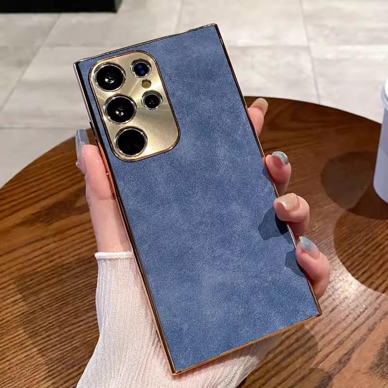 Samsung S26Ultra Electroplated Lambskin Phone Case with Metal Lens & S24 Protection S24 синий
Samsung S26Ultra Electroplated Lambskin Phone Case with Metal Lens & S24 Protection S24 синий
