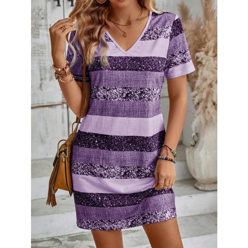 Европа и США поп-ап мода полосатые принтованные платья XXXL
Европа и США поп-ап мода полосатые принтованные платья XXXL