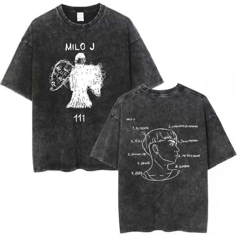 Washed Vintage Rapper Milo J La Vida Era Mas Corta Album T Shirt Unisex Women Fashion Hip Hop Cotton Short Sleeve Tshirt Fan Gifts M
Washed Vintage Rapper Milo J La Vida Era Mas Corta Album T Shirt Unisex Women Fashion Hip Hop Cotton Short Sleeve Tshirt Fan Gifts M