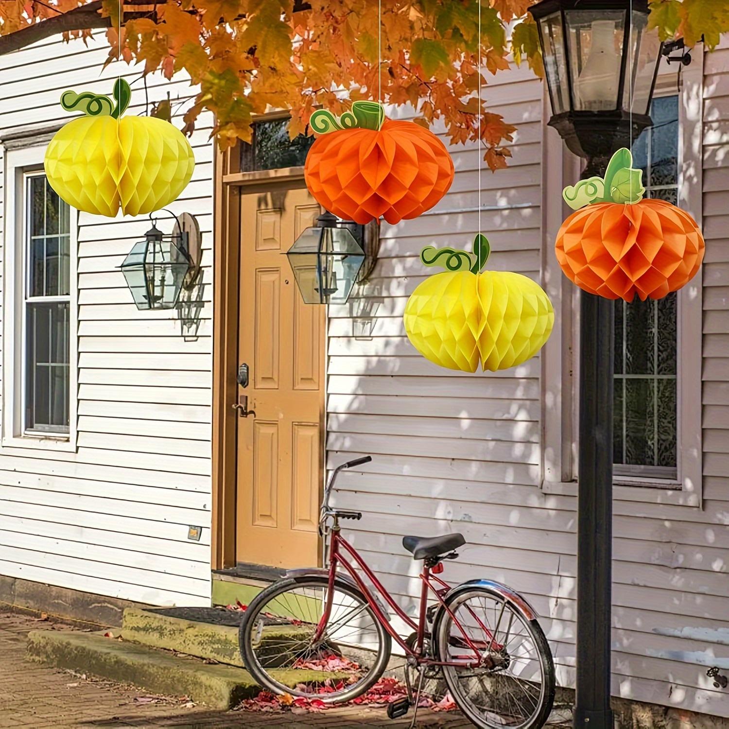 6PCS Tissue Paper Pumpkin - 3D Honeycomb Hanging Ornaments & Table Centerpieces - for Halloween, Thanksgiving, Fall Festival Decor (20cm) 6pcs
6PCS Tissue Paper Pumpkin - 3D Honeycomb Hanging Ornaments & Table Centerpieces - for Halloween, Thanksgiving, Fall Festival Decor (20cm) 6pcs