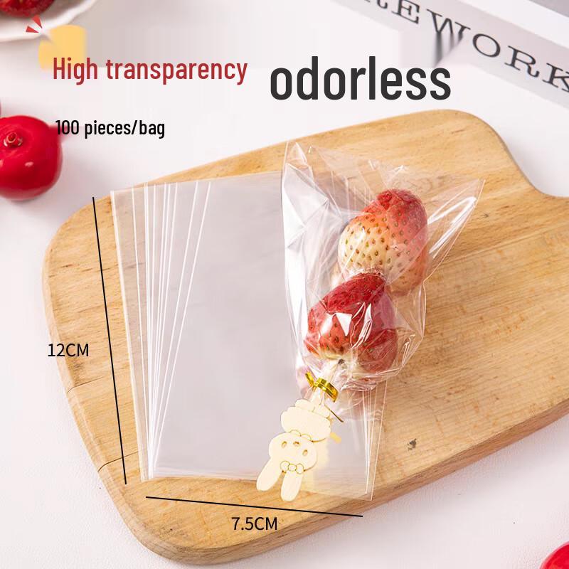 Tanghulu Clear Packaging Bags with Twist Ties
Tanghulu Clear Packaging Bags with Twist Ties