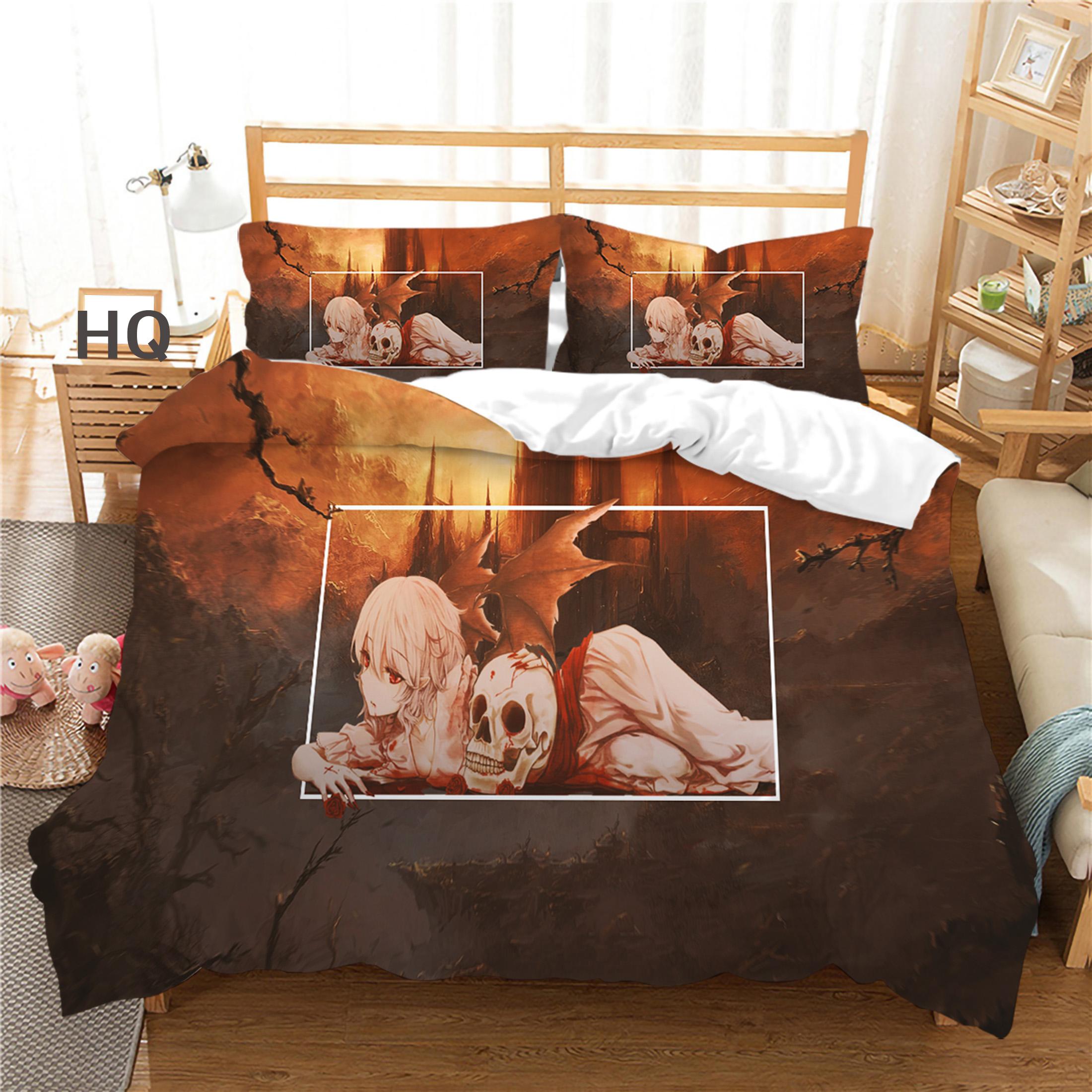 Комплект постельного белья с 3D цифровой печатью, пододеяльник, наволочка, комплект постельного белья, полный размер, односпальная/двуспальная кровать, украшение дома Baby 100x135cm