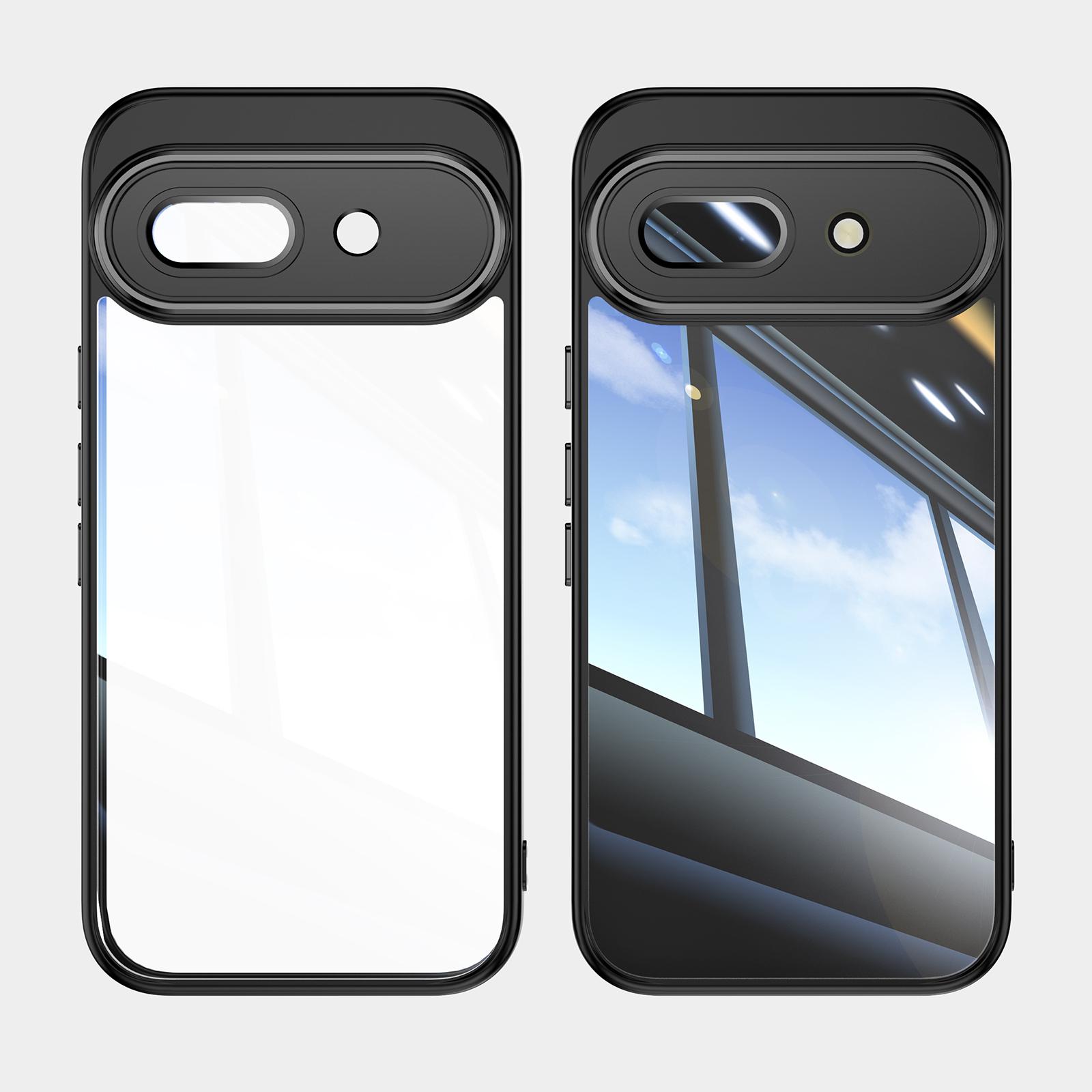 For Google Pixel 9a TPU Case WANLONFENG Shockproof Clear Phone Cover with Tempered Glass Film Dark Purple
For Google Pixel 9a TPU Case WANLONFENG Shockproof Clear Phone Cover with Tempered Glass Film Dark Purple