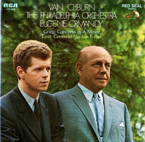 LP Record VAN CLIBURN EUGENE ORMANDY PHILAD Grieg Piano Concerto In A Minor LSC3065 RCA RED SEAL 1969 US Classical Used
LP Record VAN CLIBURN EUGENE ORMANDY PHILAD Grieg Piano Concerto In A Minor LSC3065 RCA RED SEAL 1969 US Classical Used