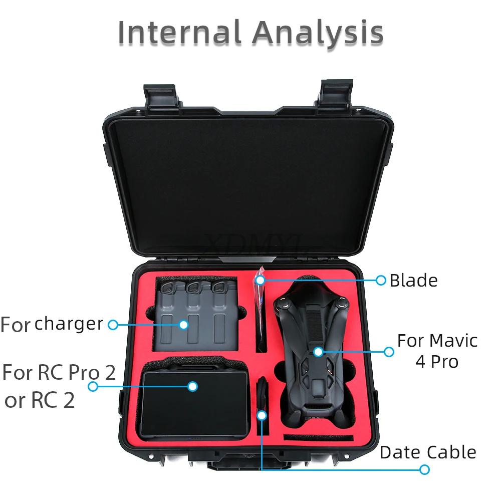 Безпека Вибухозахищений Для DJI Mavic 4 Pro RC Pro 2/RC 2 Велика Місткість Валіза Жорсткий Чохол для Перенесення Аксесуари для Дрона
Безпека Вибухозахищений Для DJI Mavic 4 Pro RC Pro 2/RC 2 Велика Місткість Валіза Жорсткий Чохол для Перенесення Аксесуари для Дрона