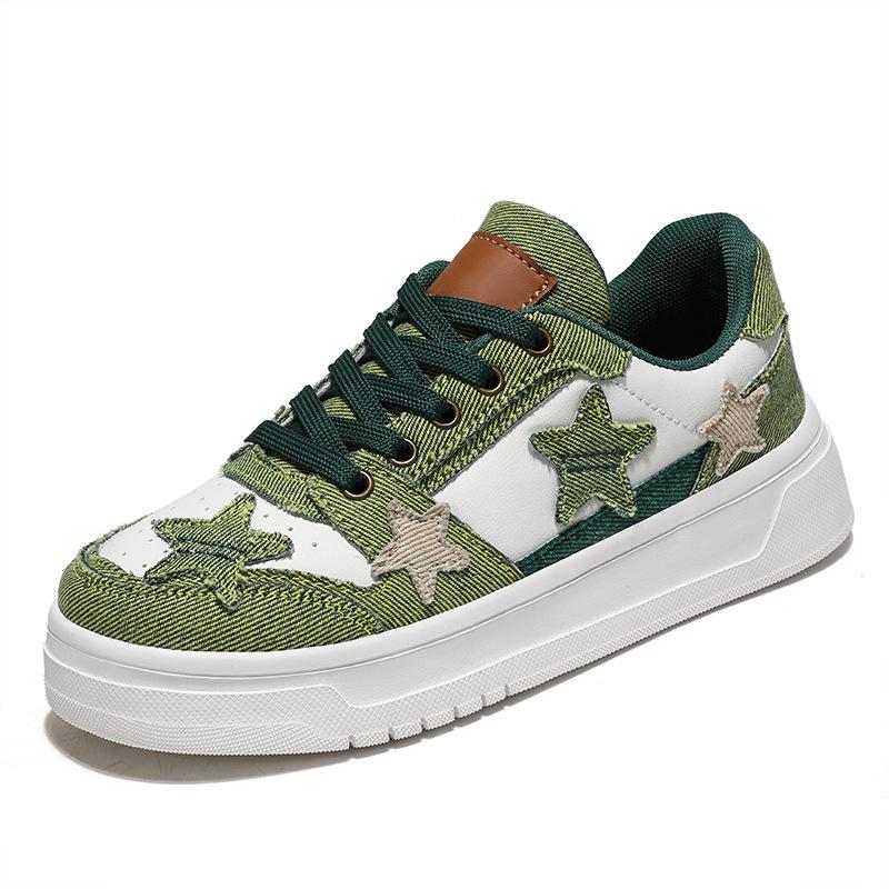 9860 Unisex Retro Korean Style Canvas Low-Top Lace-up Spring Sneakers - Trendy Casual Shoes for Couples Size 43 зелёный
9860 Unisex Retro Korean Style Canvas Low-Top Lace-up Spring Sneakers - Trendy Casual Shoes for Couples Size 43 зелёный