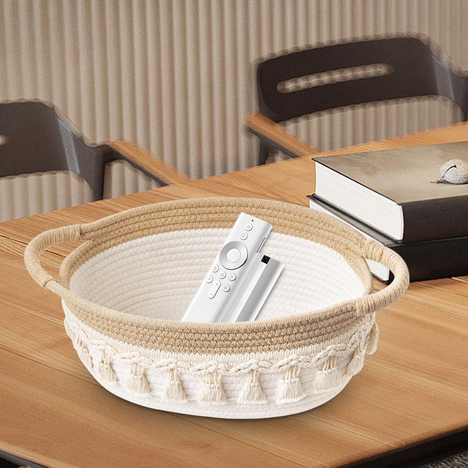 Cotton Rope Woven Basket for Organizing Container Cat Dog Toy Bin Storage Closet Organizer Grass Yellow White
Cotton Rope Woven Basket for Organizing Container Cat Dog Toy Bin Storage Closet Organizer Grass Yellow White