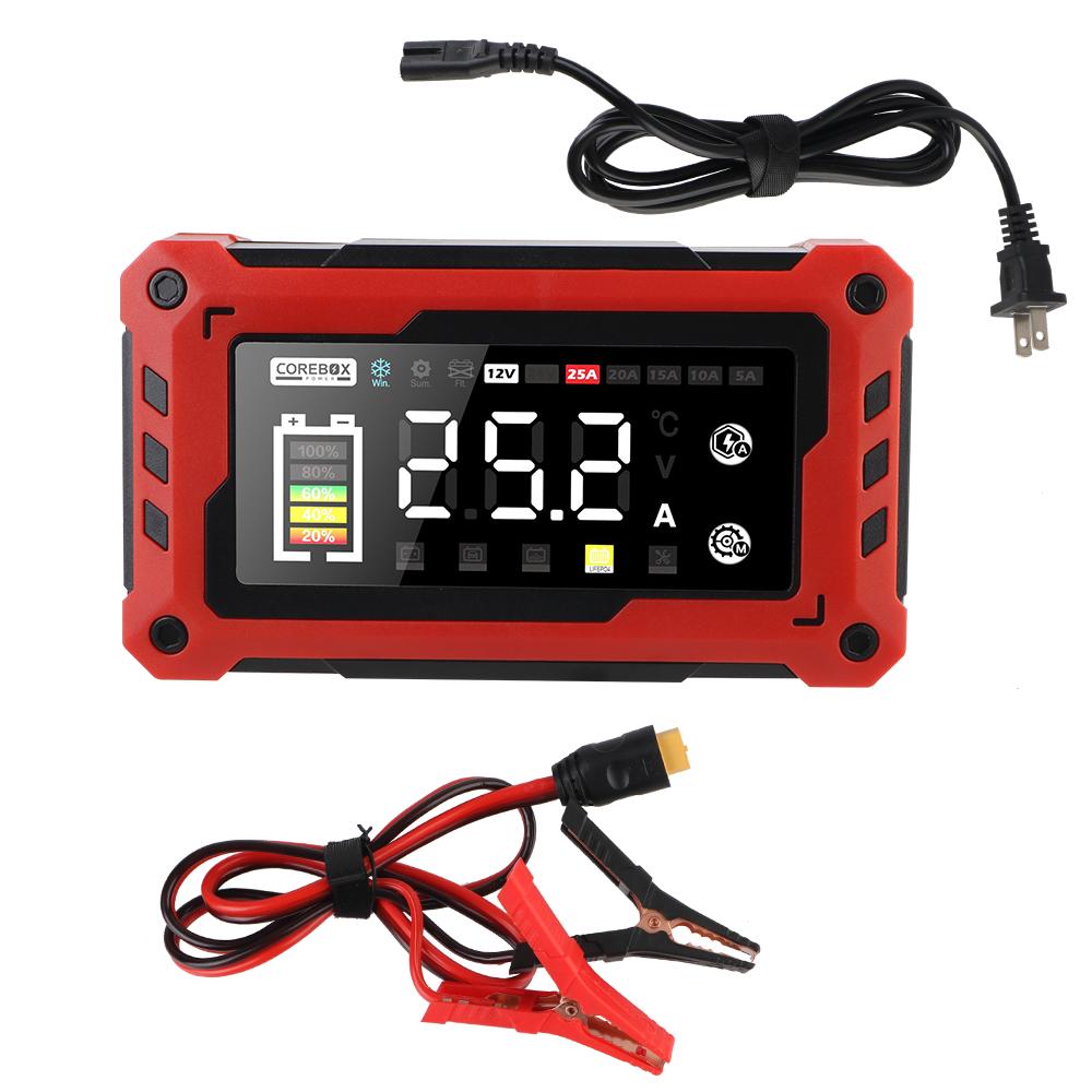 EU US Plug для Lifepo4 AGM GEL свинцово-кислотных аккумуляторов полностью автоматическое зарядное устройство для автомобильных аккумуляторов 12 В 25 А / 24 В 10 А 375 Вт импульсный ремонт US Plug
EU US Plug для Lifepo4 AGM GEL свинцово-кислотных аккумуляторов полностью автоматическое зарядное устройство для автомобильных аккумуляторов 12 В 25 А / 24 В 10 А 375 Вт импульсный ремонт US Plug