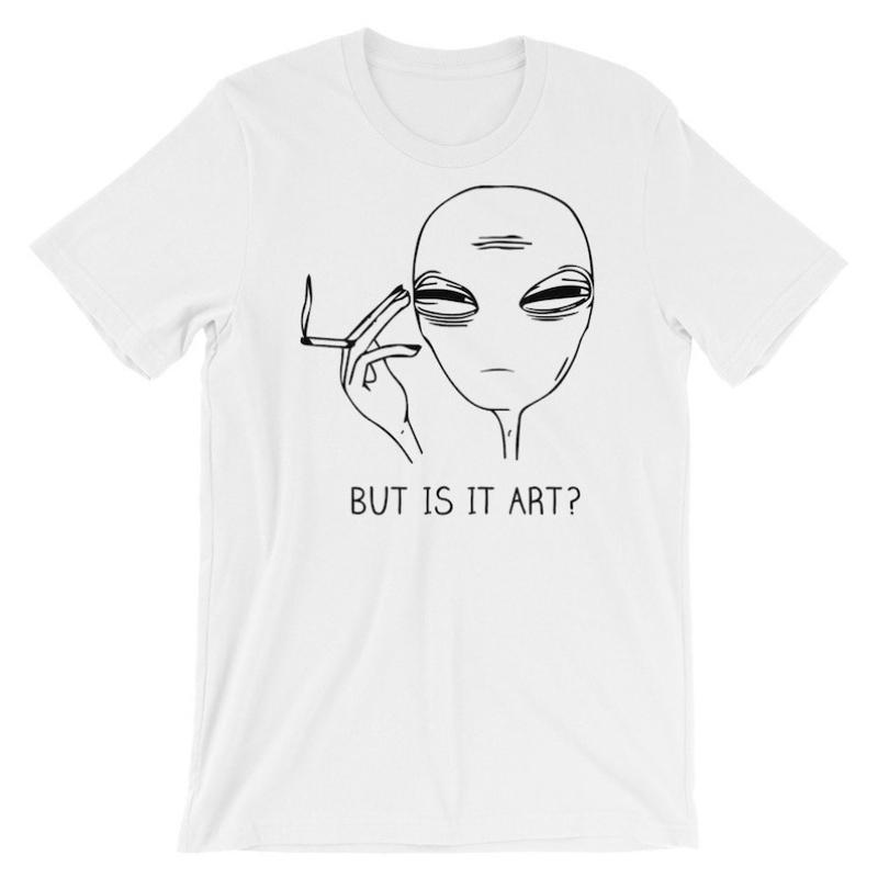 New Arrival But Is It Art Funny Alien Unique Shirt Adult Allmatch ShortSleeve Unisex Simple Casual Style Printed Tshirt Tops S
New Arrival But Is It Art Funny Alien Unique Shirt Adult Allmatch ShortSleeve Unisex Simple Casual Style Printed Tshirt Tops S