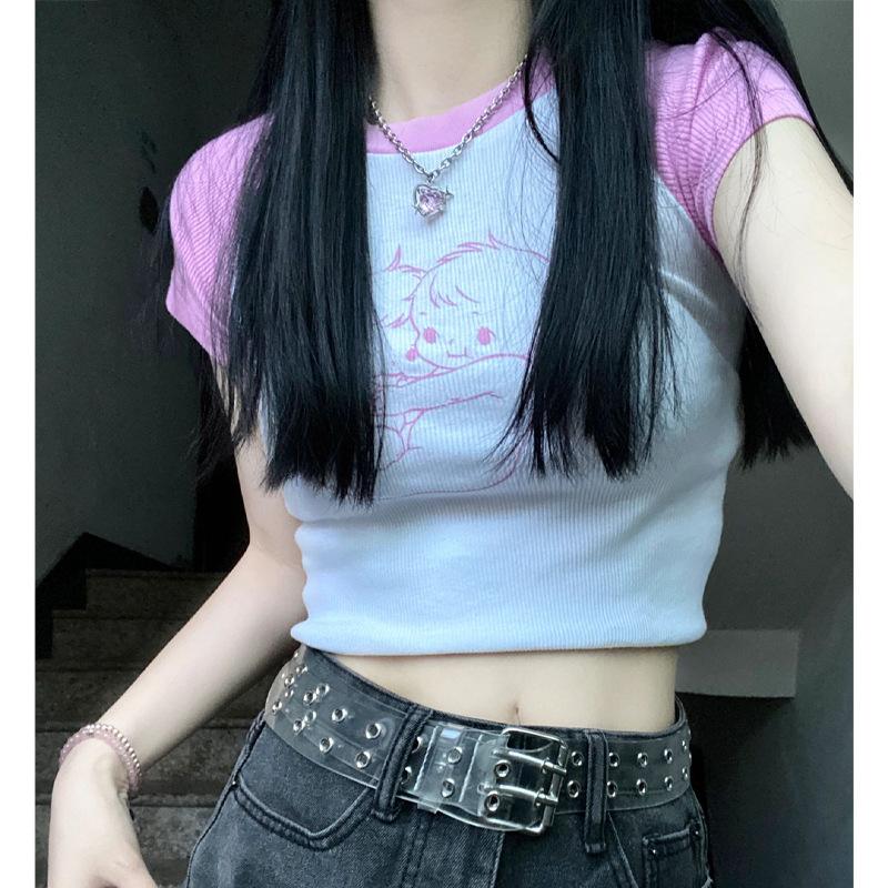 Женский топ Pure Desire Style Little Angel с принтом из ниток BM Реглан с короткими рукавами и коротким открытым пупком, летний топ
Женский топ Pure Desire Style Little Angel с принтом из ниток BM Реглан с короткими рукавами и коротким открытым пупком, летний топ