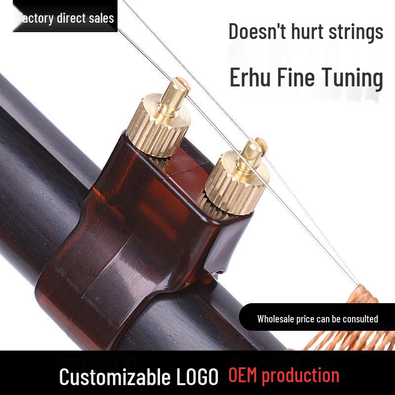 Professional Brass Erhu Fine Tuner - No Installation Required, String-Safe, Instrument Protective Design TQ0616
Professional Brass Erhu Fine Tuner - No Installation Required, String-Safe, Instrument Protective Design TQ0616