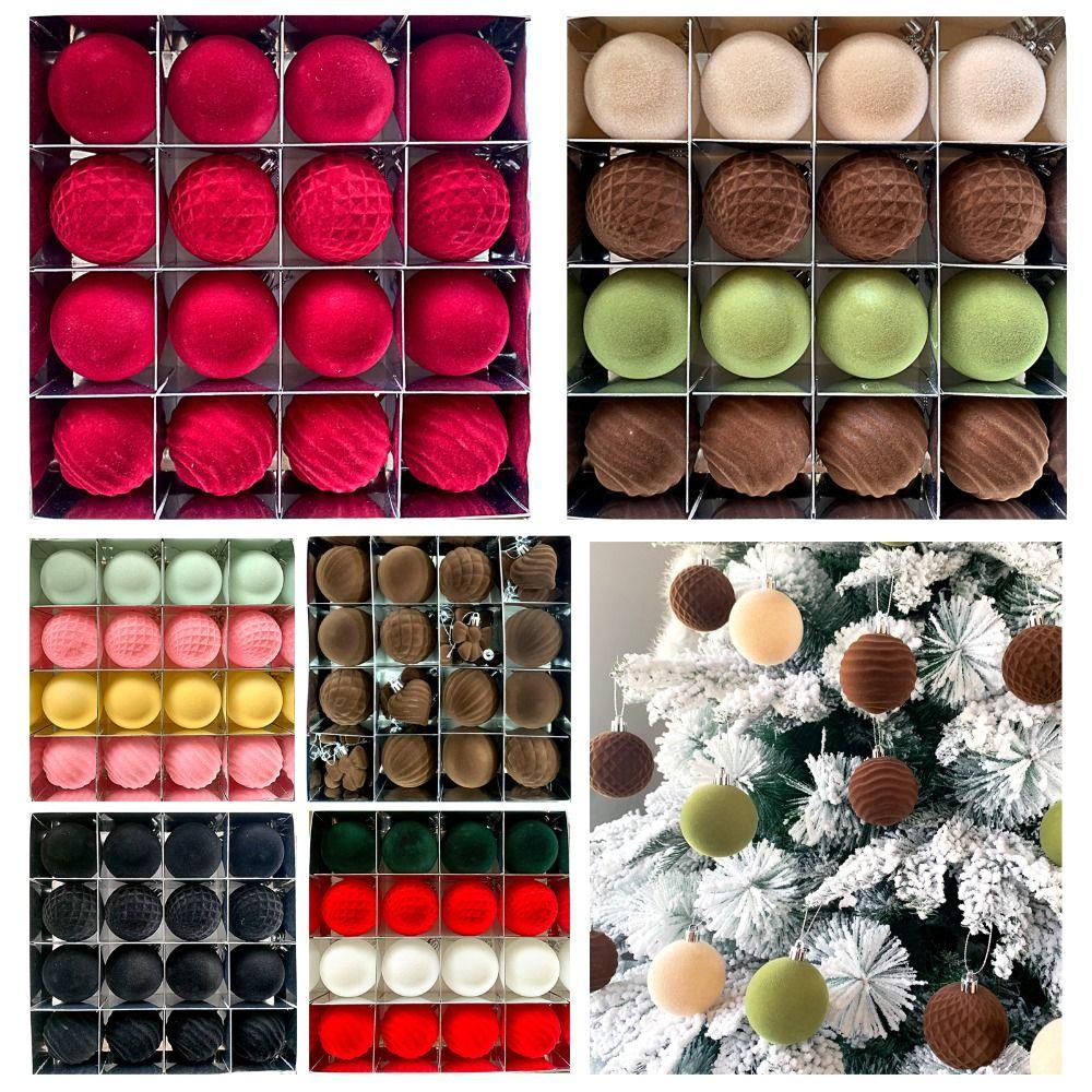 16pcs Shatterproof Christmas Hanging Balls 6cm Xmas Tree Ornaments Home Decoration Style 1
16pcs Shatterproof Christmas Hanging Balls 6cm Xmas Tree Ornaments Home Decoration Style 1