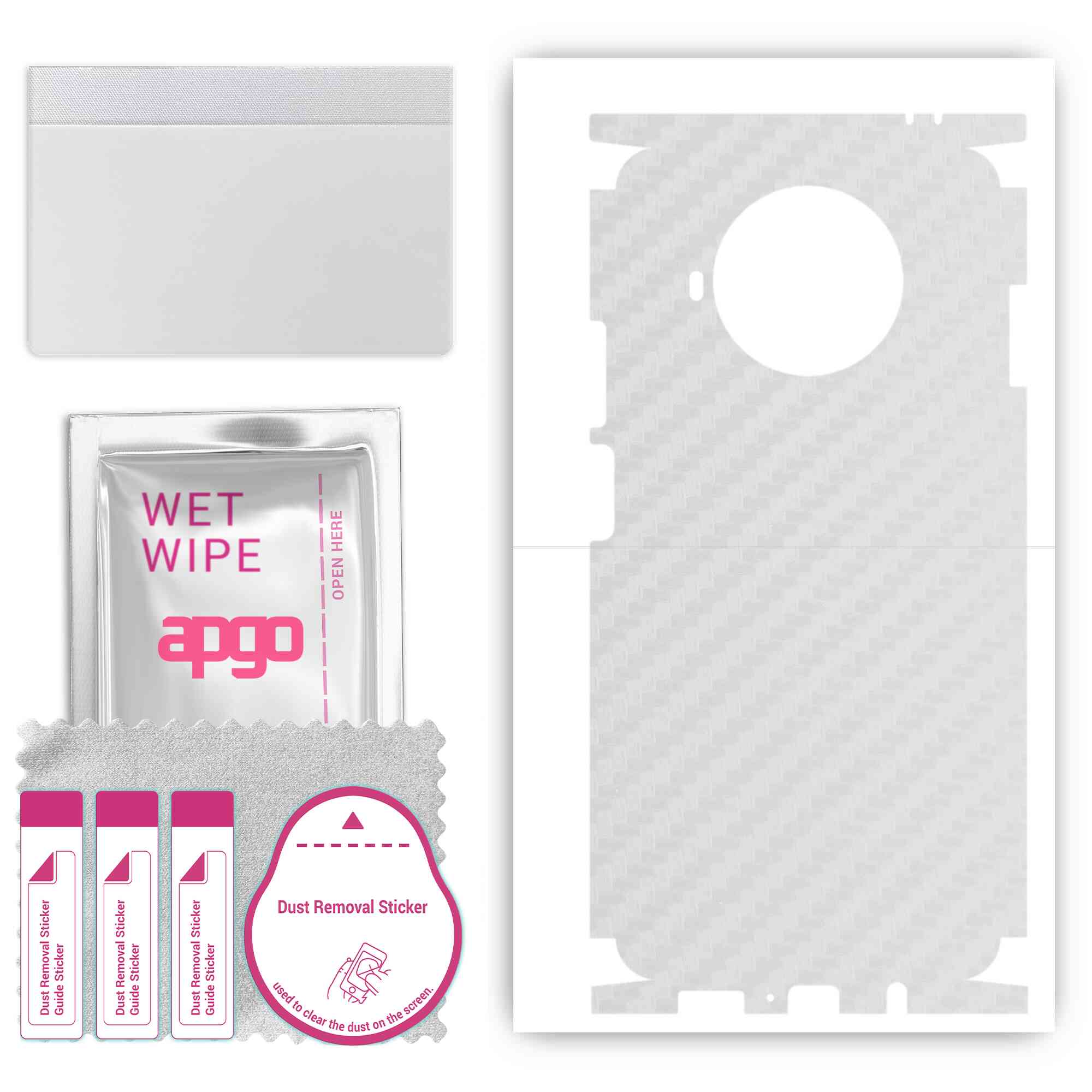 Apgo Protective Skin Sticker for the back+sides compatible with Xiaomi Mi 10T Lite 5G, Full Wrap Film, Foil, Vinyl - Pattern Transparent Carbon
Apgo Protective Skin Sticker for the back+sides compatible with Xiaomi Mi 10T Lite 5G, Full Wrap Film, Foil, Vinyl - Pattern Transparent Carbon