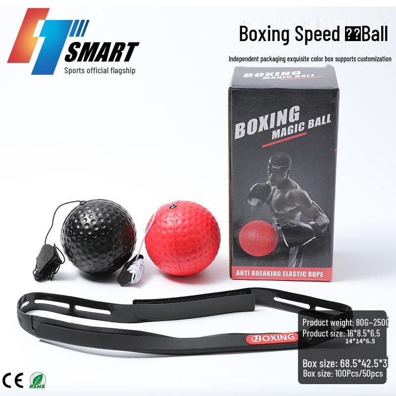 Тренажер для тренировки реакции бокса с креплением на голове и мячом Speed Ball - полиуретановая пена 23g Black Ball
Тренажер для тренировки реакции бокса с креплением на голове и мячом Speed Ball - полиуретановая пена 23g Black Ball
