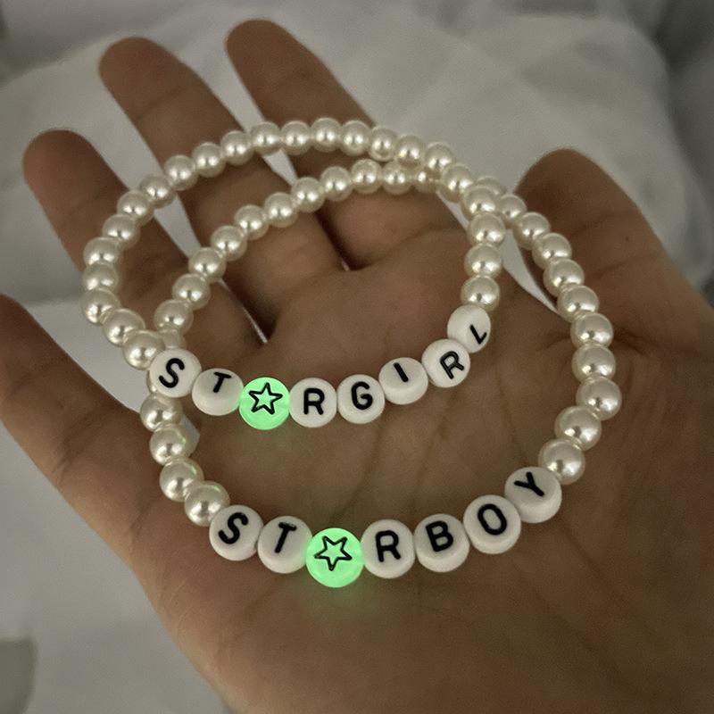 Fashion Luminous Beads Star Couple Bracelet For Women Men Design Letter Charm Pearl Matching Friend Bracelet Jewelry Gift 2026
Fashion Luminous Beads Star Couple Bracelet For Women Men Design Letter Charm Pearl Matching Friend Bracelet Jewelry Gift 2026