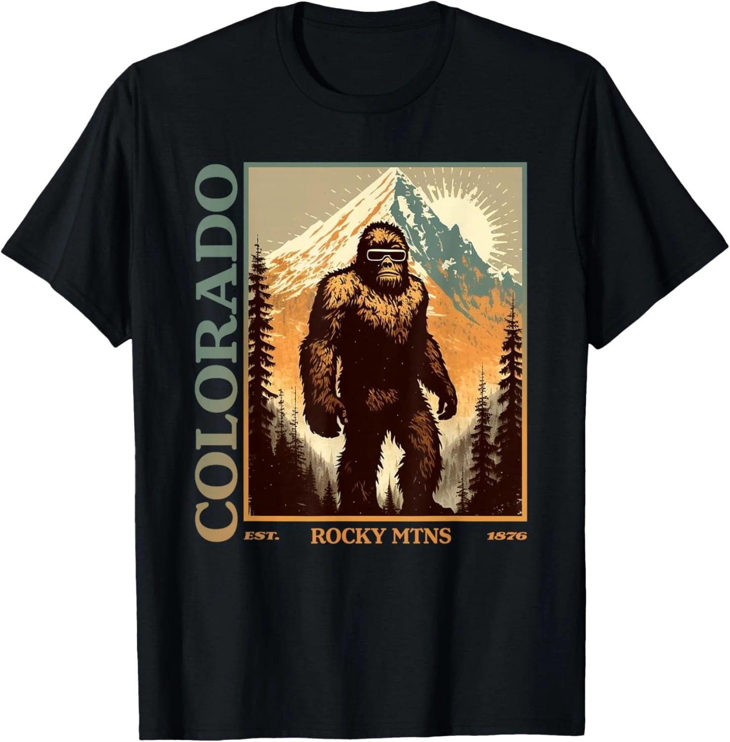 Funny Colorado Mountain Bigfoot Retro Vintage 80s Sasquatch Gift Unisex T-Shirt 4XL
Funny Colorado Mountain Bigfoot Retro Vintage 80s Sasquatch Gift Unisex T-Shirt 4XL