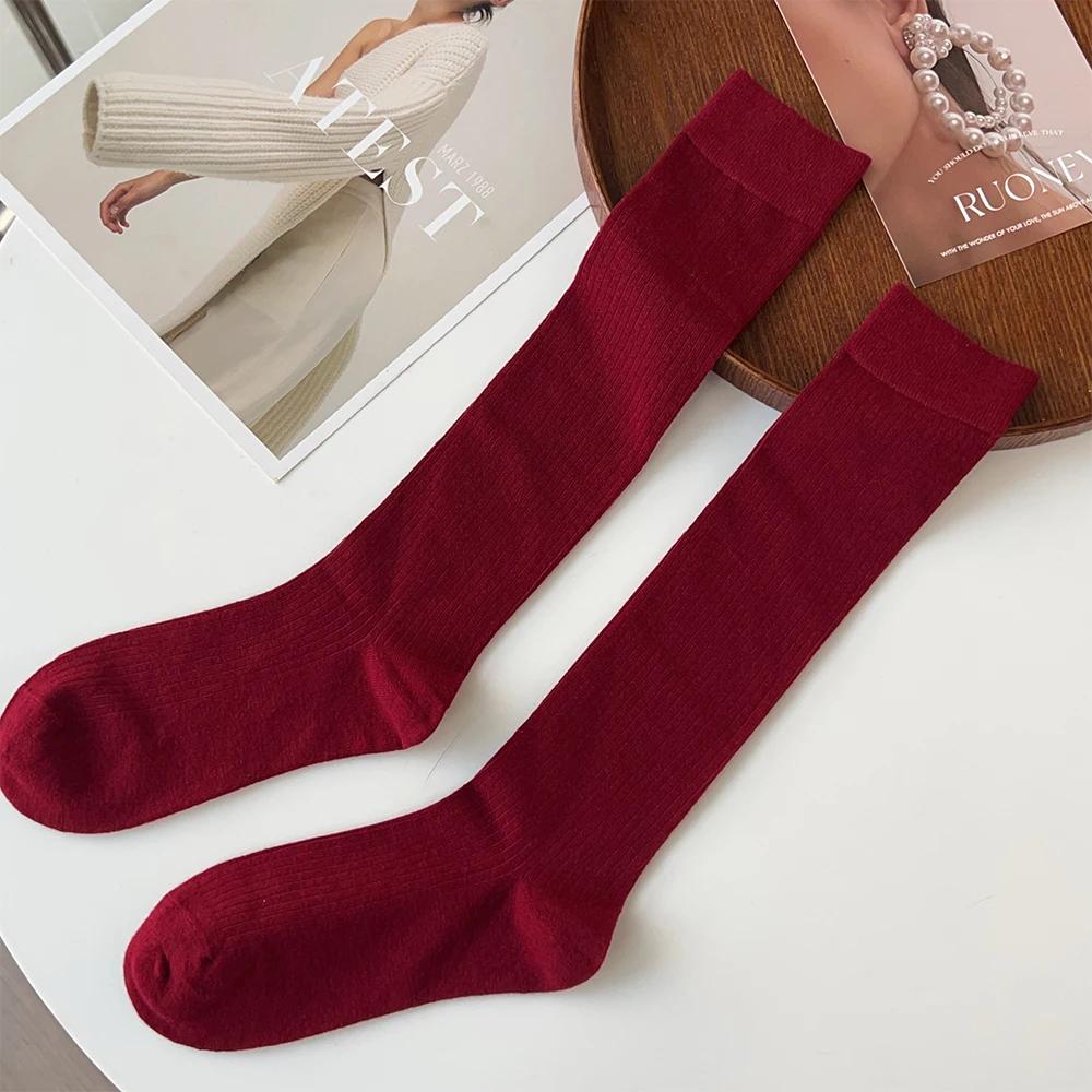 Autumn Winter High-quality 5A Women s Knee And Calf Mid Length Socks Lightweight And Warm Cold-proof Fine Wool Stripes Stockings One Size красный
Autumn Winter High-quality 5A Women s Knee And Calf Mid Length Socks Lightweight And Warm Cold-proof Fine Wool Stripes Stockings One Size красный