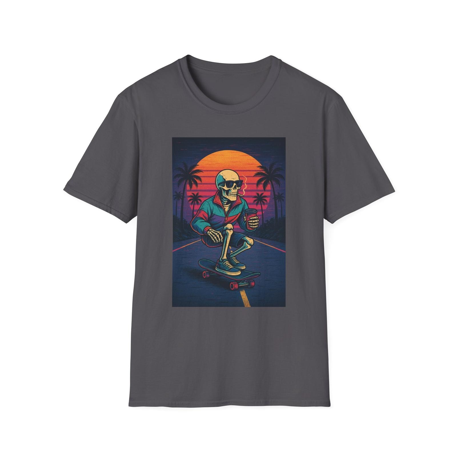 Retro Synthwave Skeleton Skater, Vintage 80s Shirt, Unisex Clothing, Hipster Top 5XL різнокольоровий
Retro Synthwave Skeleton Skater, Vintage 80s Shirt, Unisex Clothing, Hipster Top 5XL різнокольоровий